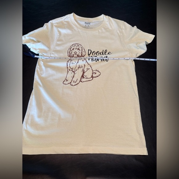 Makers Market Cream Doodle Mama Graphic T-Shirt NWOT - Picture 5 of 9